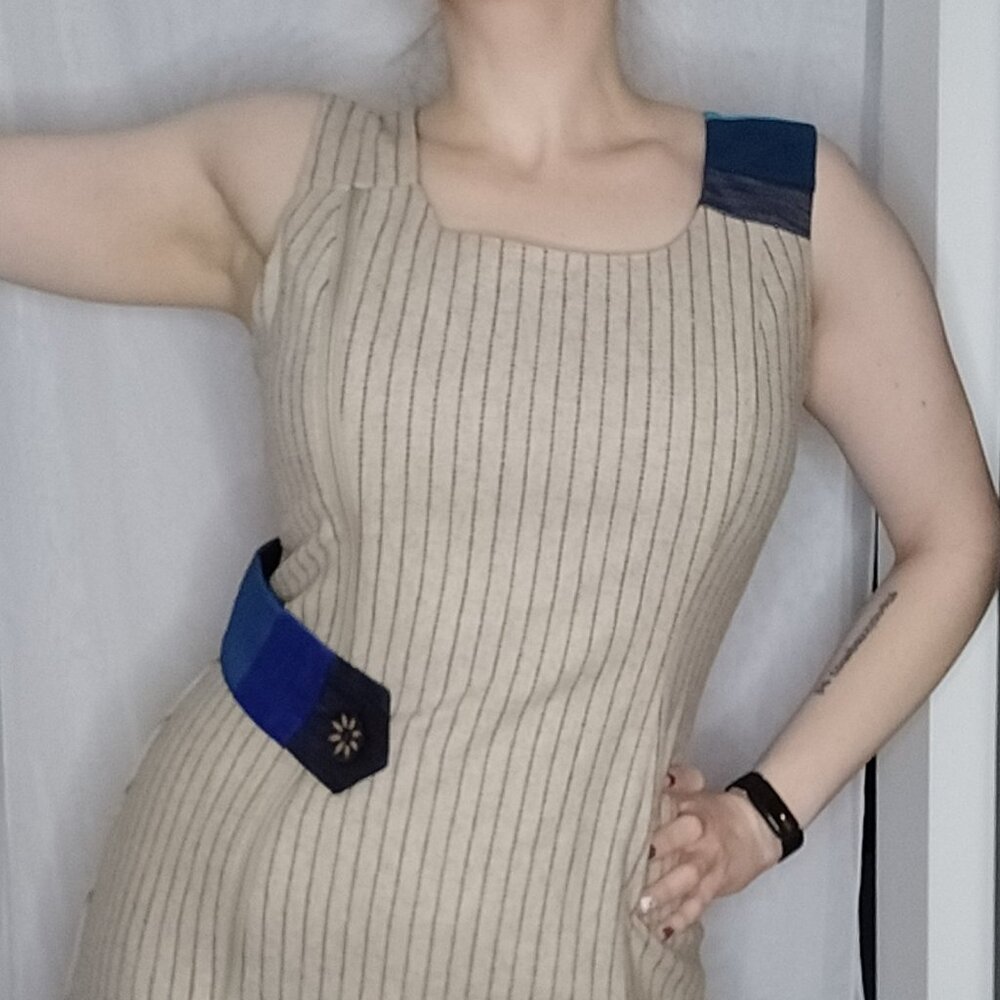 Multicolour Wool Dress